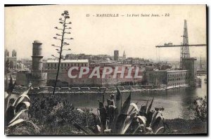 Old Postcard Marseille Fort St John