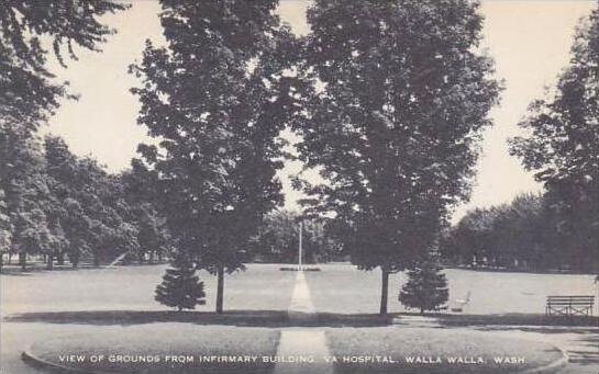 Washington Walla Walla View Of Grounds From Infirmary Building VA Hospital Ar...