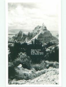 Pre-1950 rppc NICE VIEW Badlands National Park - Rapid City SD W0645