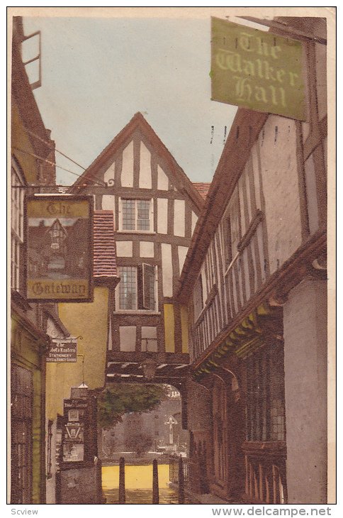 Old Gateway, EVESHAM (Worcestershire), England, UK, PU-1949