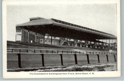 SALEM DEPOT NH Rockingham Horse Race Track c1920 PC