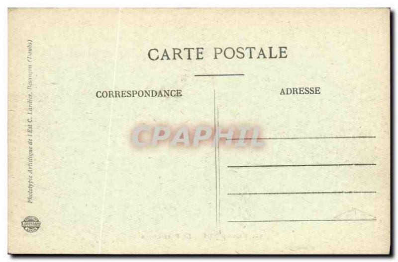 Old Postcard Besancon Prefecture