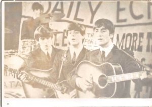 Mic29 the beatles band musicians real photo 7x9cm movie art cinema