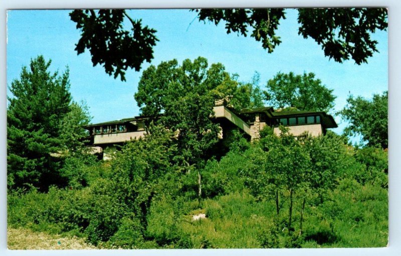 2 Postcards SPRING GREEN, Wisconsin WI ~ TALIESIN ~ FRANK LLOYD WRIGHT Studio