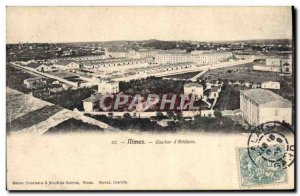 Old Postcard Army Nimes Quartier d & # 39artillerie