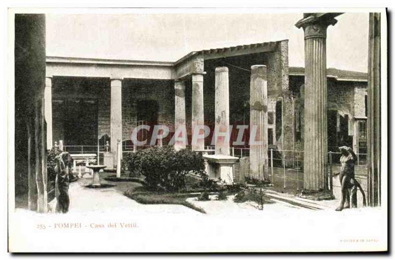 Old Postcard Pompei Casa del Vettii