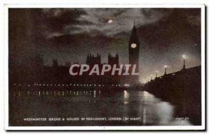 CPA Westminster Bridge Houses Of Parliament London