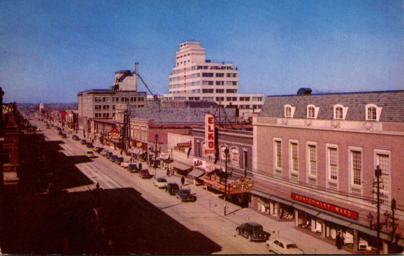 Kansas Kansas City Minnesota Avenue Showing New Brotherhood Building and Mont...