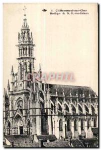 Chateauneuf sur Cher - Basilica of Our Lady of Children - Old Postcard