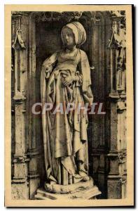 Postcard Ancient Church of Brou Tomb of Philibert the Fair one of the virtues...