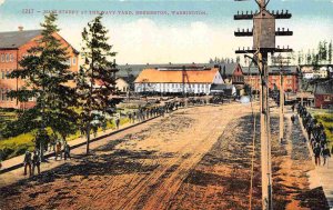Main Street Navy Yard Bremerton Washington 1910c postcard