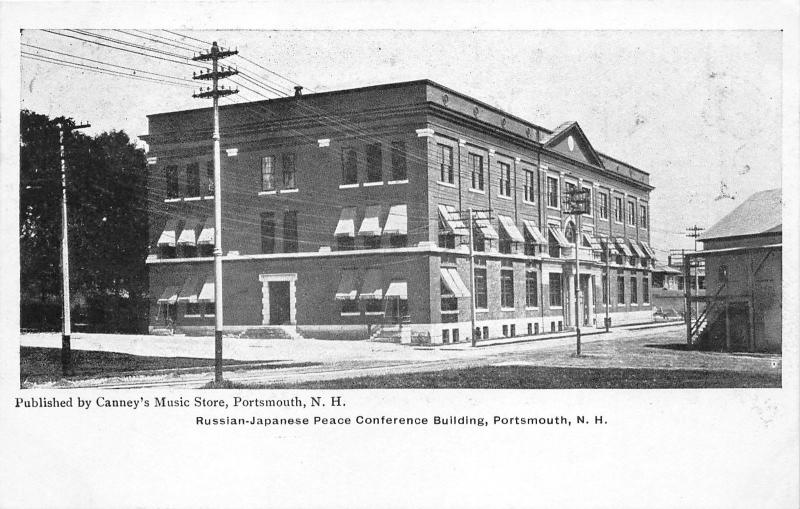 Portsmouth New Hampshire~Russian-Japanese Peace Conference Bldg~1905 Canney's PC