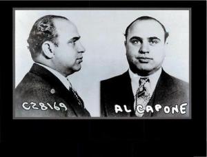 Al Capone Arrest Photo Mugshot Modern Postcard
