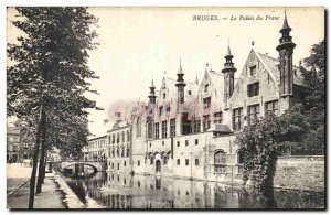 Old Postcard Bruges Palace Franc