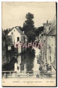 Old Postcard Bayeux view on L & # 39Aure Superior