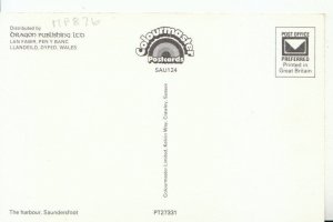 Wales Postcard - The Harbour - Saundersfoot - Pembrokeshire - Ref 18982A