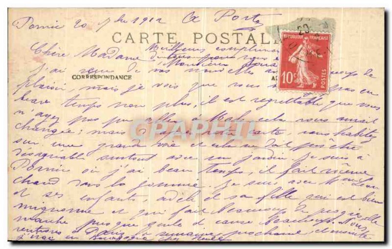 Old Postcard Pornic L Front Harbor to Cote Gourmalon