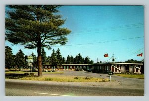Sault St Marie Ontario-Canada, Pine Grove Motel, Advertising, Chrome Postcard