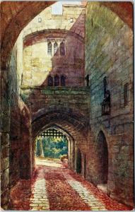 J. Salmon - Quatremain - #835 - Warwick Castle - Gate House and Portcullis