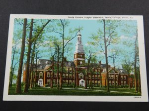 Vintage Jessie Preston Draper Memorial, Berea College, Berea, KY Postcard P25