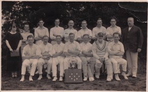 Sharnbrook Margate Antique Cricket Team Club Postcard