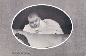 Netherlands Royal Orange Nassau Baby Princess Juliana Vintage Postcard 07.10