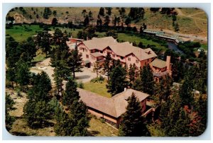 c1960's Bird's Eye View Crags Lodge Estes Park Colorado CO Vintage Postcard 