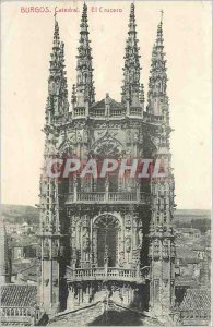 Old Postcard Burgos Catedral El Crucero