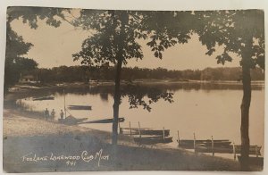 Postcard Fox Lake Club Lakewood Michigan 