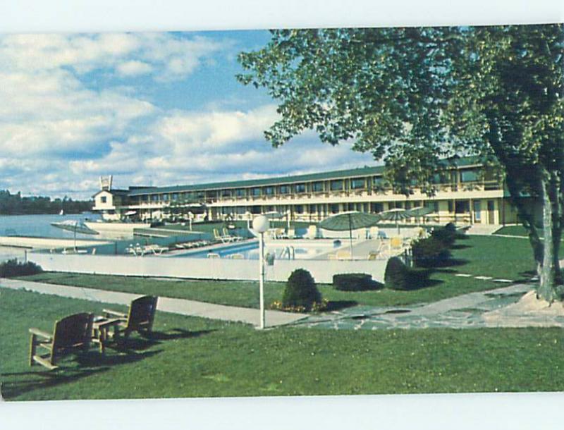 Unused Pre-1980 RIVEREDGE RESORT MOTEL Alexandria Bay New York NY n7898-23