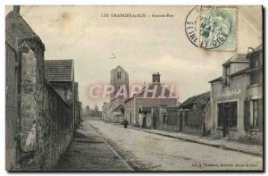 Old Postcard Les Granges King Grand Street Bakery Fleury