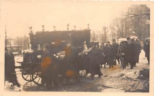 b65455 Riga Lettonie Funeral Real Photo latvia