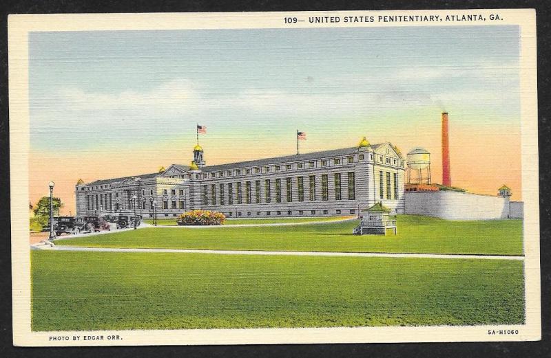 United States Penitentiary Atlanta Georgia Unused c1935