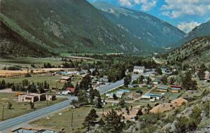 EMPIRE COLORADO-EARLY GOLD MINING CENTER-ELEVATED VIEW POSTCARD 1960s