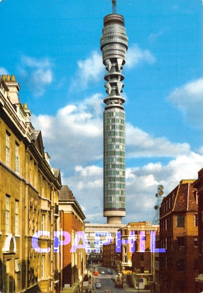 Postcard Modern Post Office Tower, London Clevelarnd