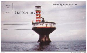 TODAUSSAC, Quebec, Canada, PU-1987; Le Phare A L'Entree Du Saguenay