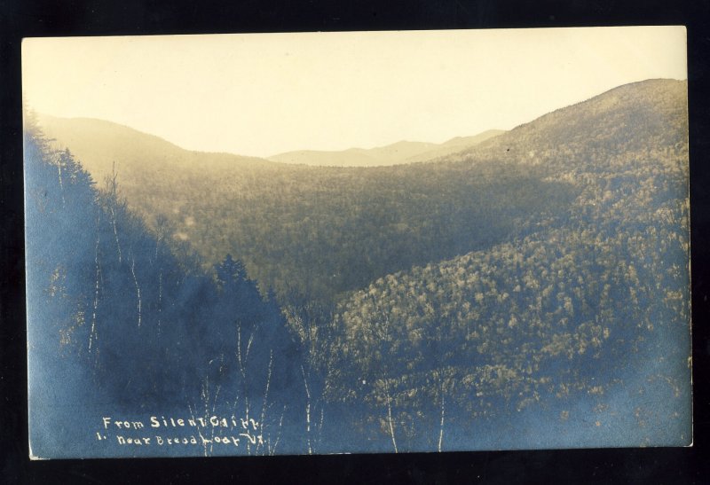 Broadmoor, Vermont,VT Postcard, View Of Mountain Range