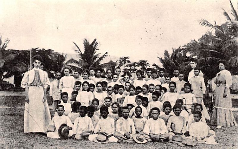 Down Memory Lane, Teacher and Students Guam Unused 