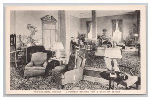 Postcard The Dearborn Inn Greenfield Village Colonial Lounge Dearborn Michigan