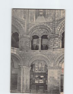 Postcard The Round Church Interior Cambridge England