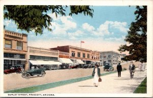 Postcard Gurley Street in Prescott, Arizona