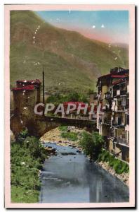 Old Postcard Sospel Old Bridge On Bevera