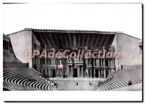 Postcard Modern Orange and The Scene bleachers Theater Antique Reconstitution...
