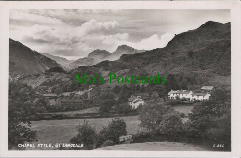 Cumbria Postcard - Chapel Stile, Great Langdale    RS25314  