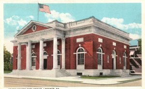 Vintage Postcard United States Post Office Postal Service Building Lebanon Penna