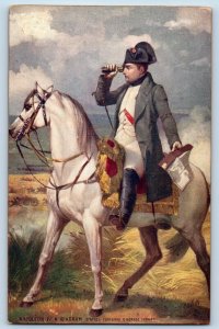 Lower Austria Postcard Napoleon Riding Horse at Wagram c1910 Oilette Tuck Art