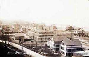 Nantasket MA Birds Eye View Postcard Print