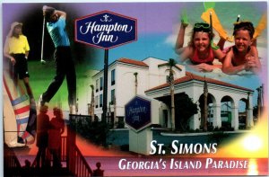 Postcard - Hampton Inn - St. Simons Island, Georgia