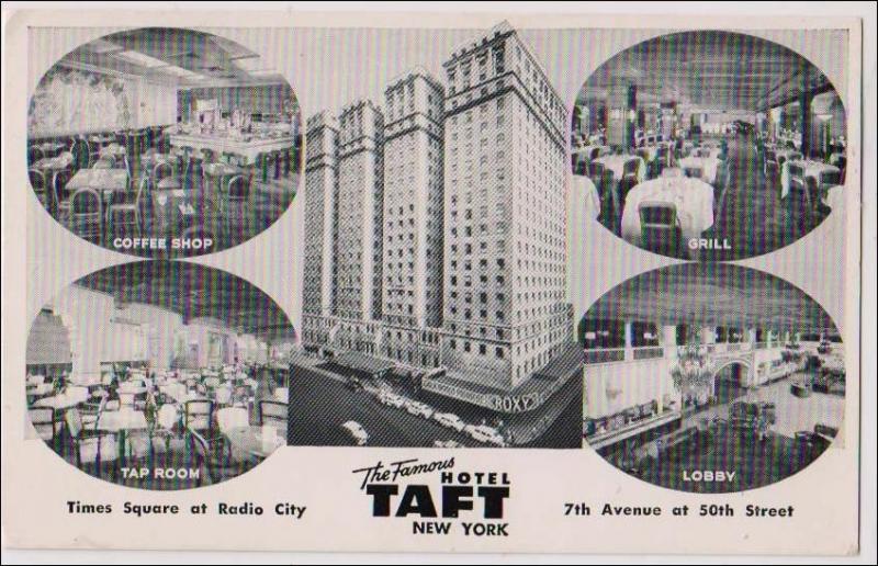 NY - New York City. Taft Hotel