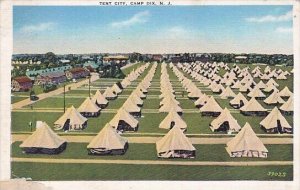 Tent City Camp Dix New Jersey 1938